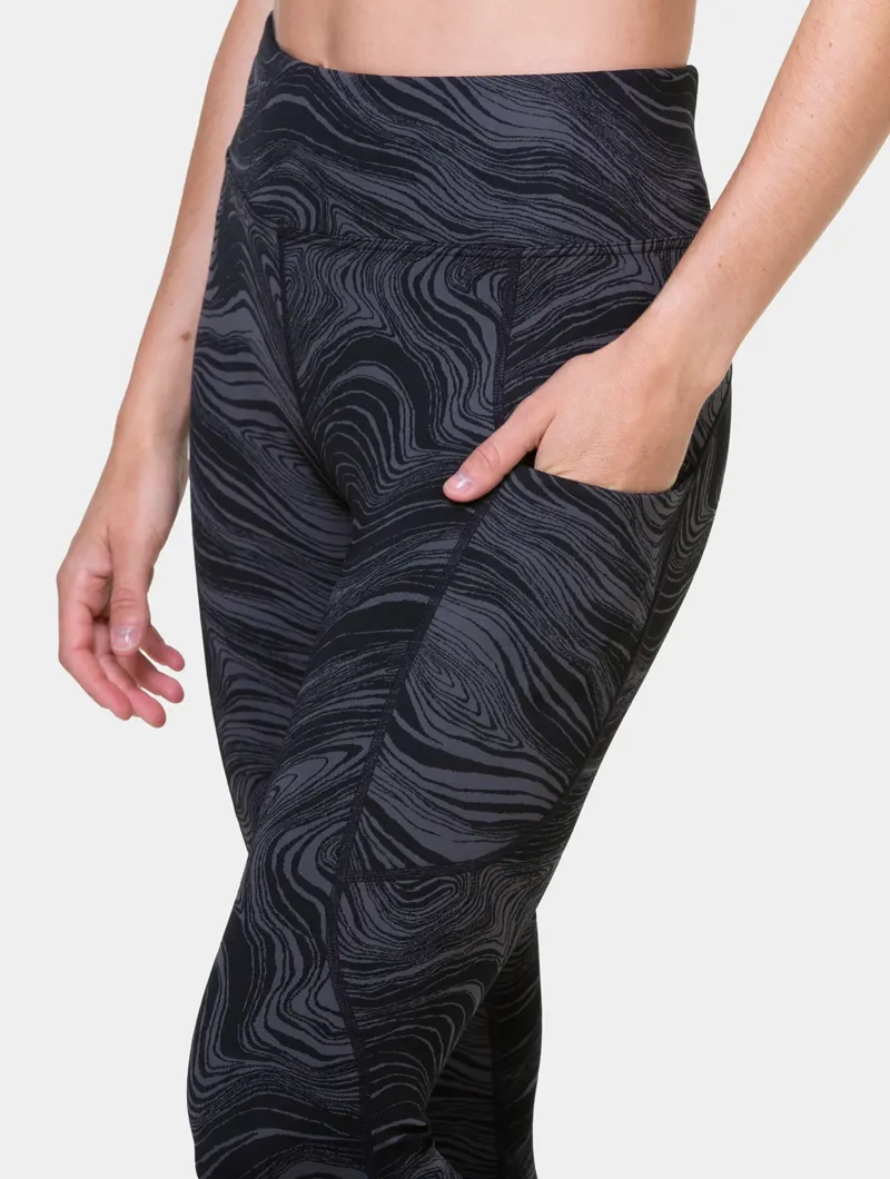 Ronhill Women's Deluxe Tight Running Leggings in Black/Charcoal-6