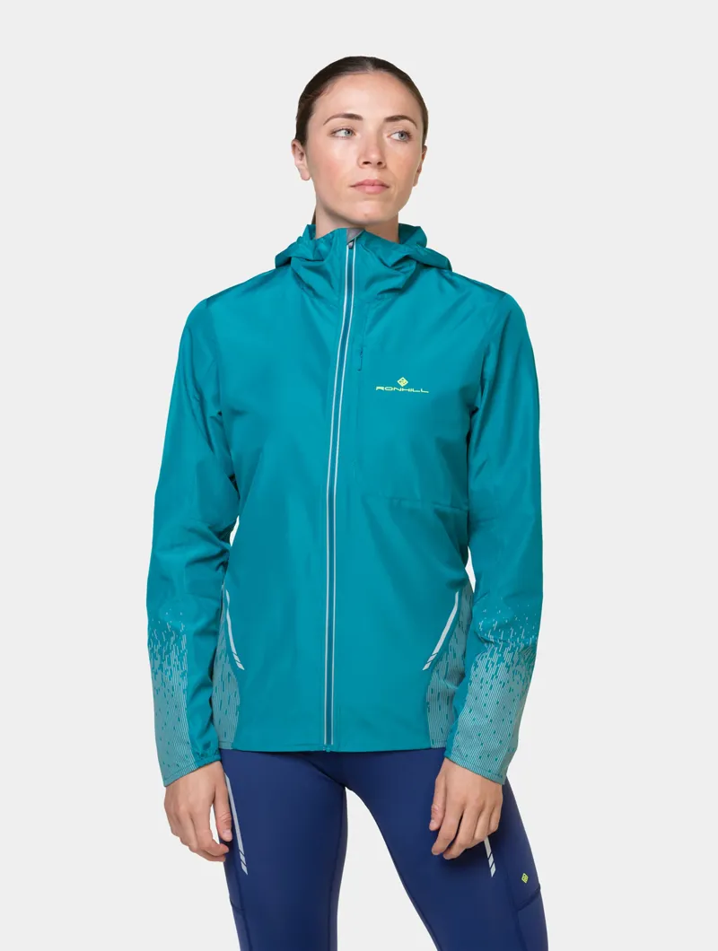 Ron Hill Women's Tech Reflect Jacket in Marine/Reflect-2