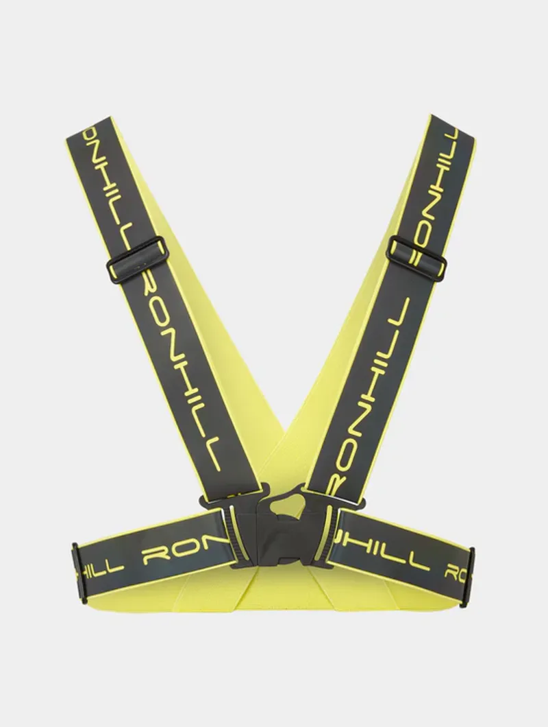 Ronhill Reflect Runners Belt in Reflect/Fluo Zest-1