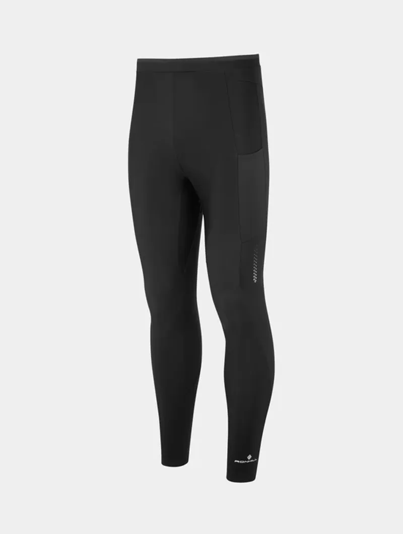 Ronhill Men's Tech Winter Running Tights in All Black