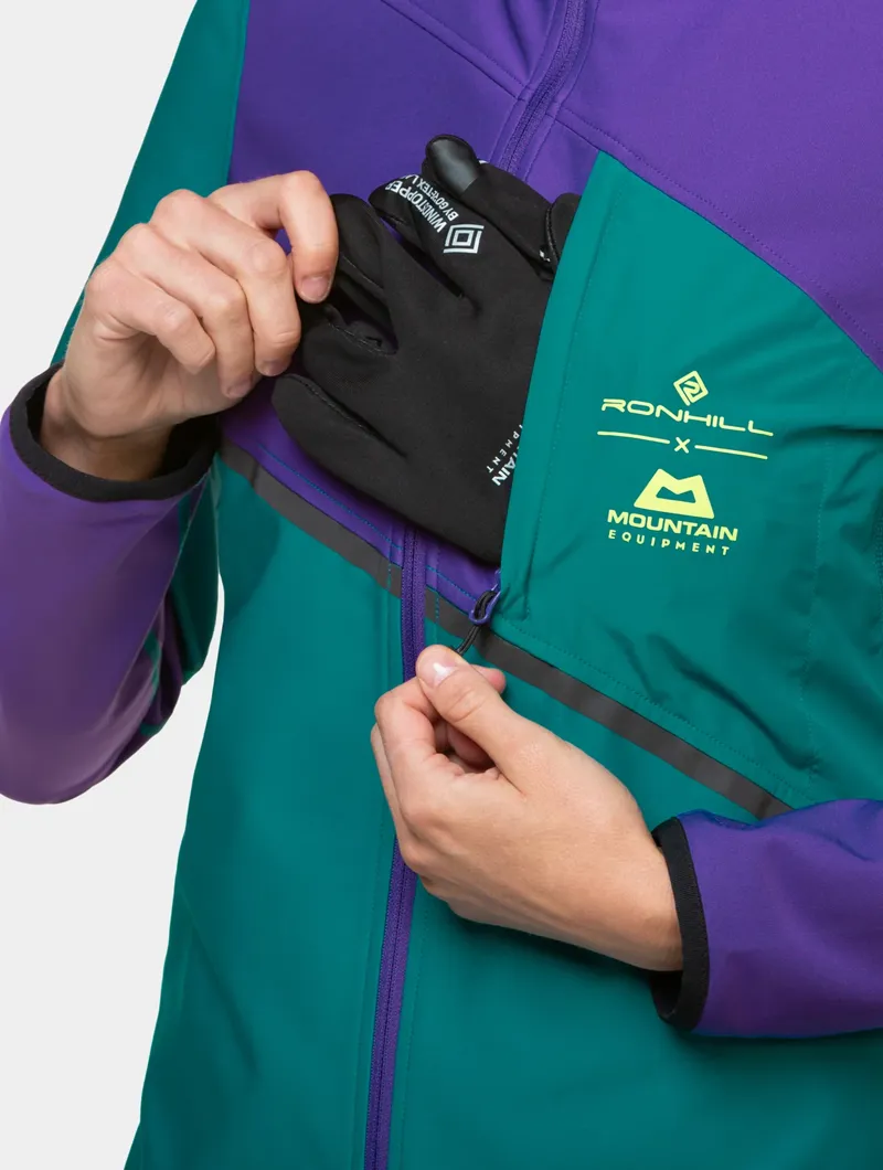 RonHill Women's Tech GORE-TEX Windstopper Jacket in Marine/Regal Purple-2