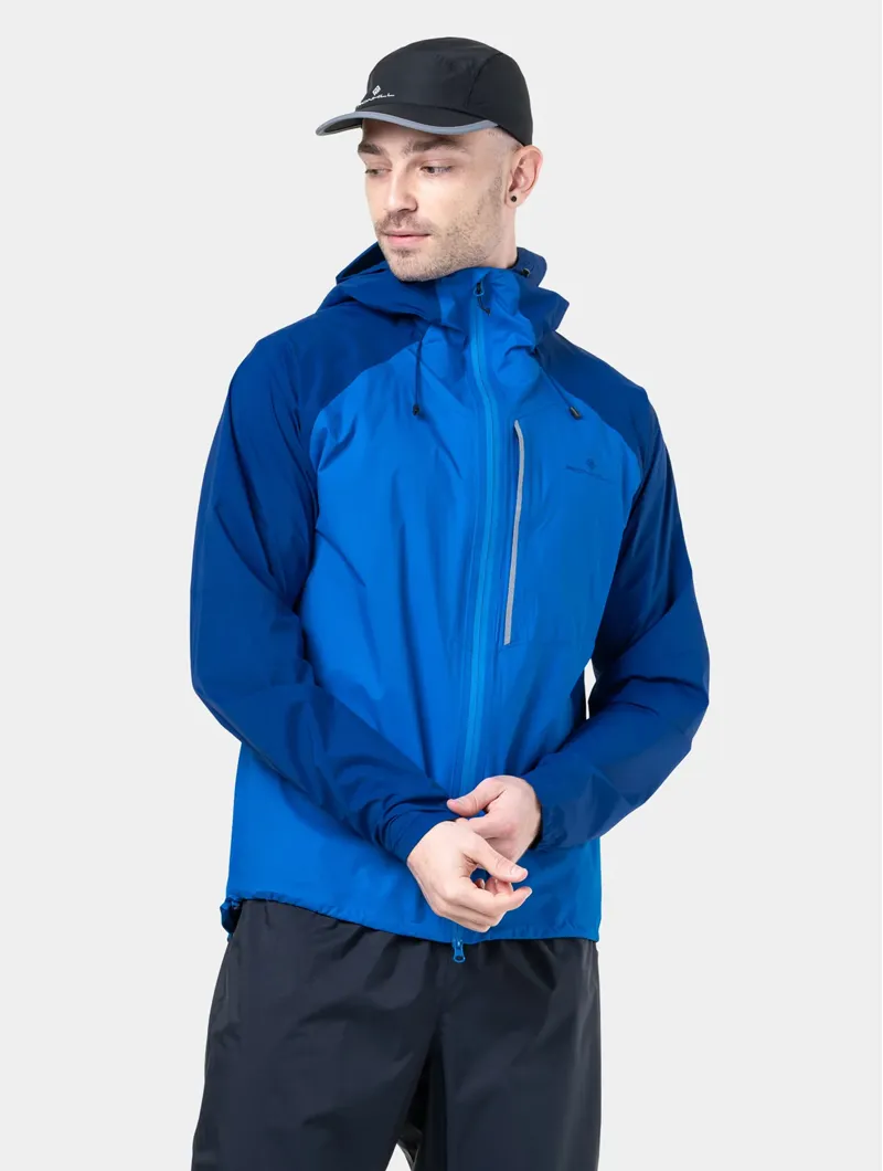 RonHill Men's Tech Storm Waterproof Jacket in Ocean/Electric Blue-1