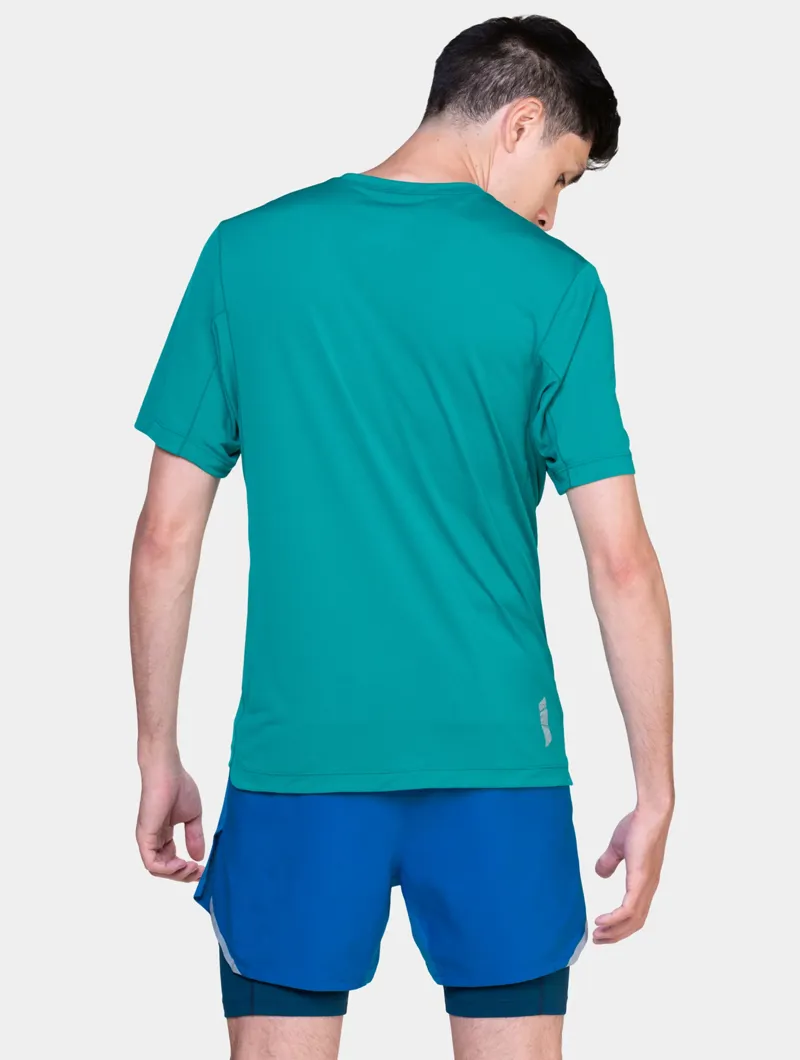 Ronhill Men's Tech Short Sleeve Running T Shirt in Laguna/Seafaring-10