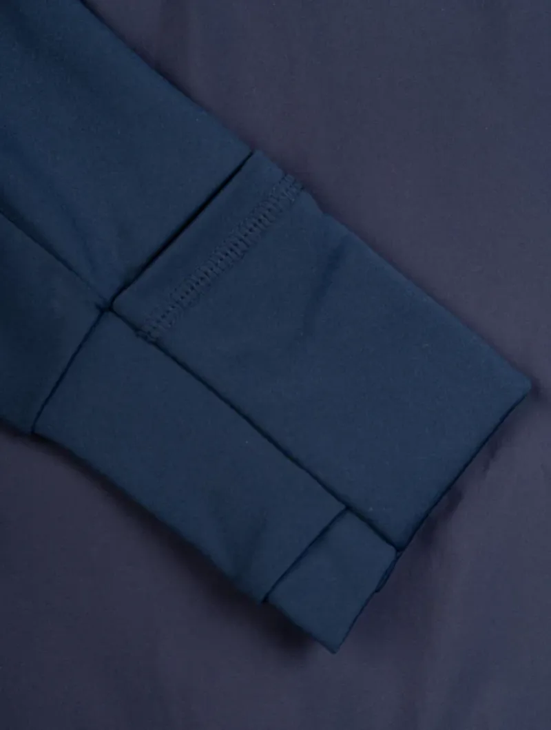 RonHill Women's Tech Wind-Block 1/2 Zip Running Jacket in Dark Navy/Dusty Tulip-5