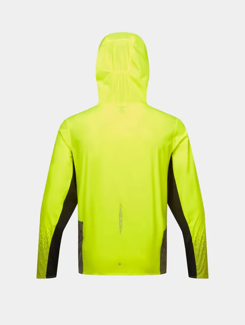 RonHill Men's Tech Reflect Running Jacket in FlYellow/Black/Reflect-7
