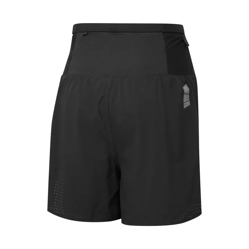 Ronhill Women's Tech All-Terrain 5 Twin Running Shorts in All Black-1