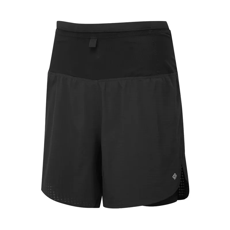 Ronhill Women's Tech All-Terrain 5 Twin Running Shorts in All Black