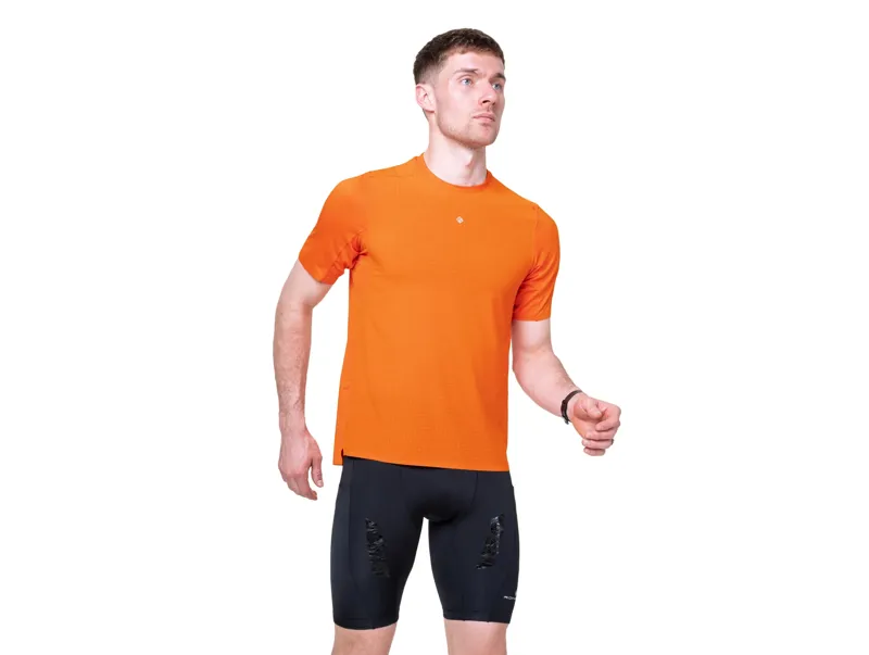 Ron Hill Men's Tech All-Terrain S/S Tee in Ronhill Red-3