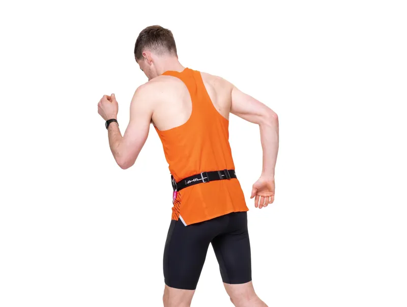 Ronhill Race Number Belt For Runners in All Black-3