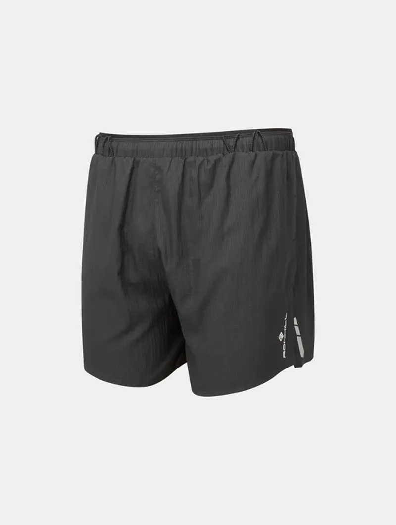 Ronhill Men's Tech Race 5 Running Shorts in All Black 