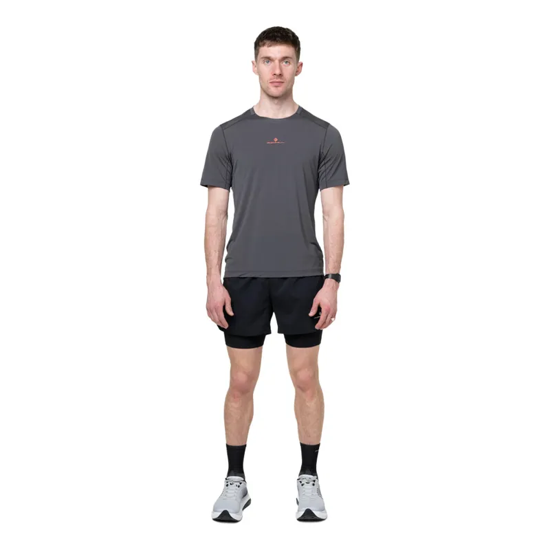Ron Hill Men's Tech S/S Running T Shirt in Oxide/Ronhill Red SS26-1