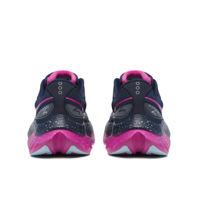 Saucony Women's Endorphin Speed 4 Running Shoes in Navy/Fuchsia -2