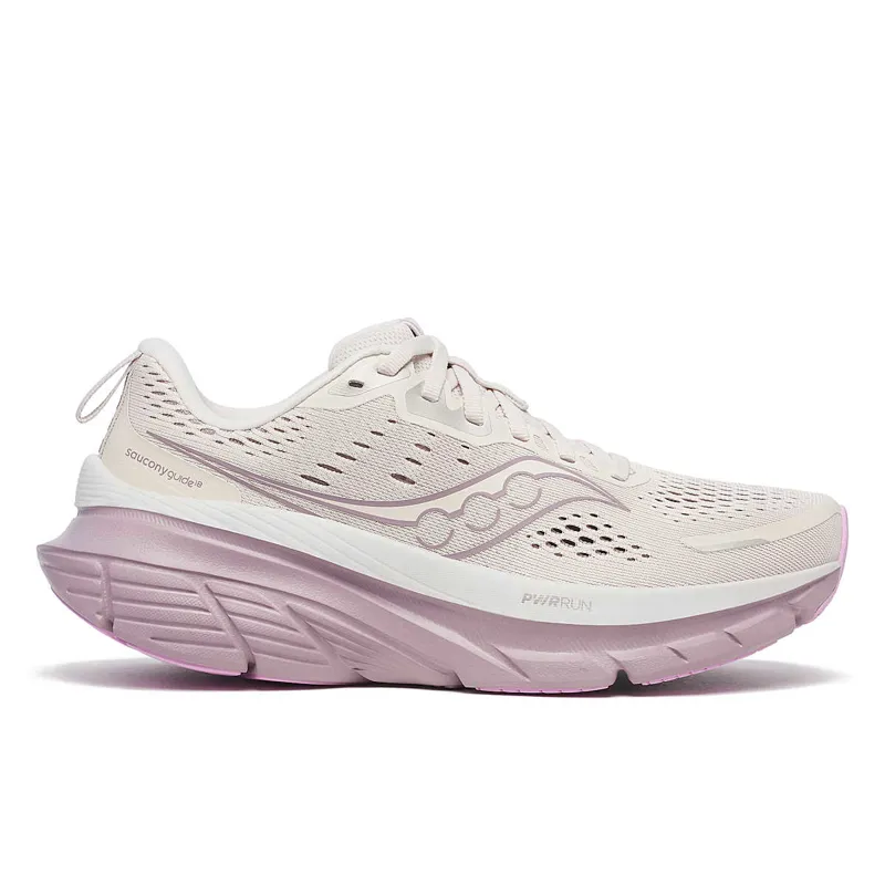 Saucony Women's Guide 18 Running Shoes in Moon/Quail
