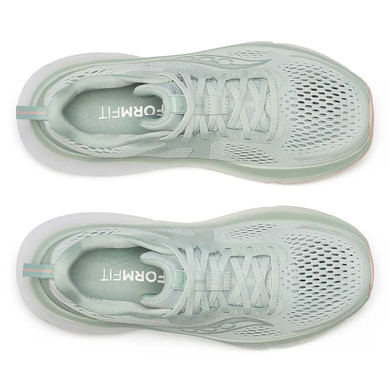 Saucony Women's Guide 18 Stability Running Shoes in Mist/Aloe-1