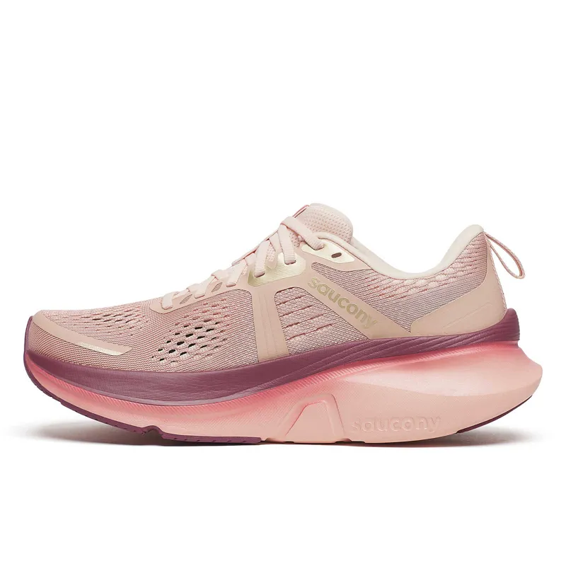 Saucony Women's Guide 18 Stability Running Shoes in Cameo/Terra-1