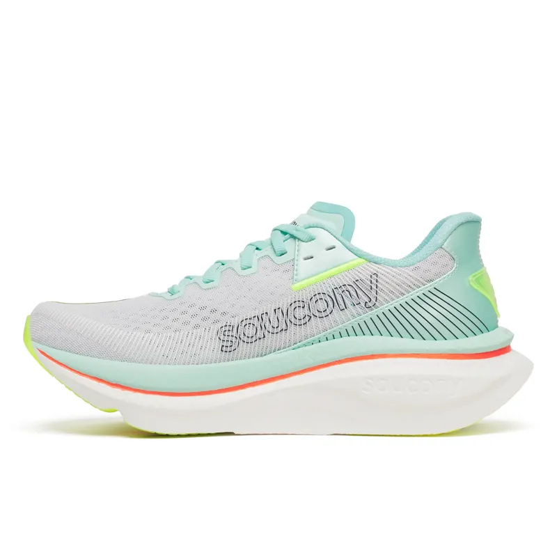 Saucony Women's Endorphin Azura Running Shoes in Azura White/Splash -3
