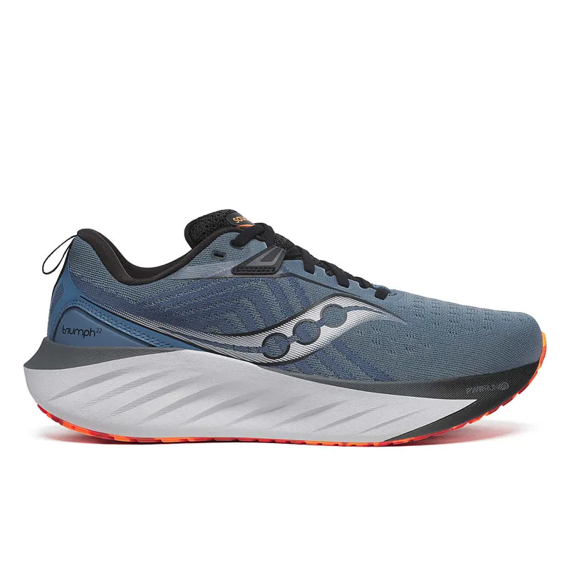 Saucony Men's Triumph 22 Running Shoe in Mirage/Black