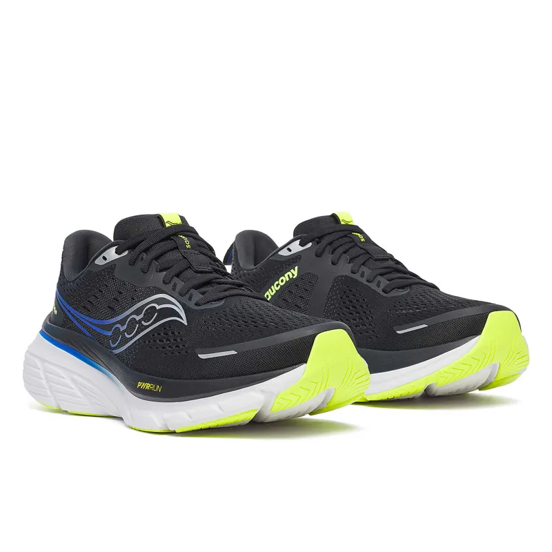 Saucony Men's Guide 18 Stability Shoes in Black/Lapis -6