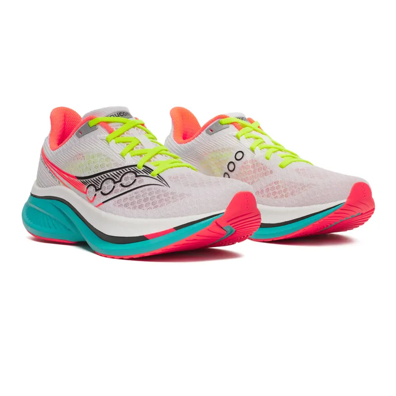 Saucony Men's Endorphin Speed 5 Running Shoes in White/Mutant -1