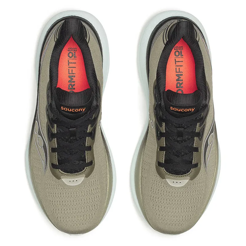 Saucony Men's Triumph 23 Running Shoes in Laurel/Black-2