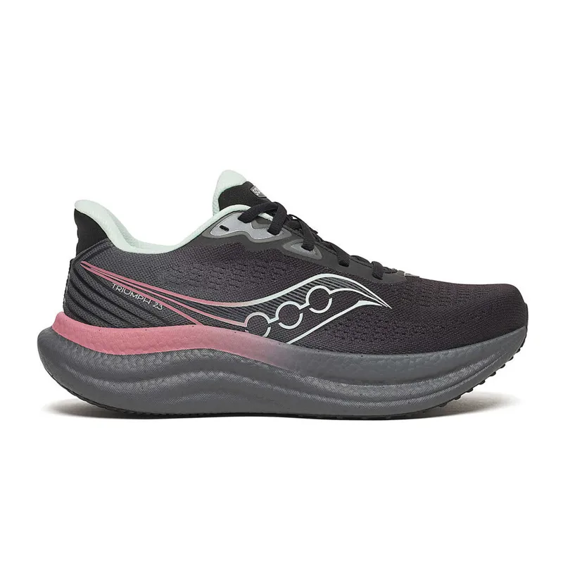 Saucony Women's Triumph 23 Running Shoes in Black/Calm -3