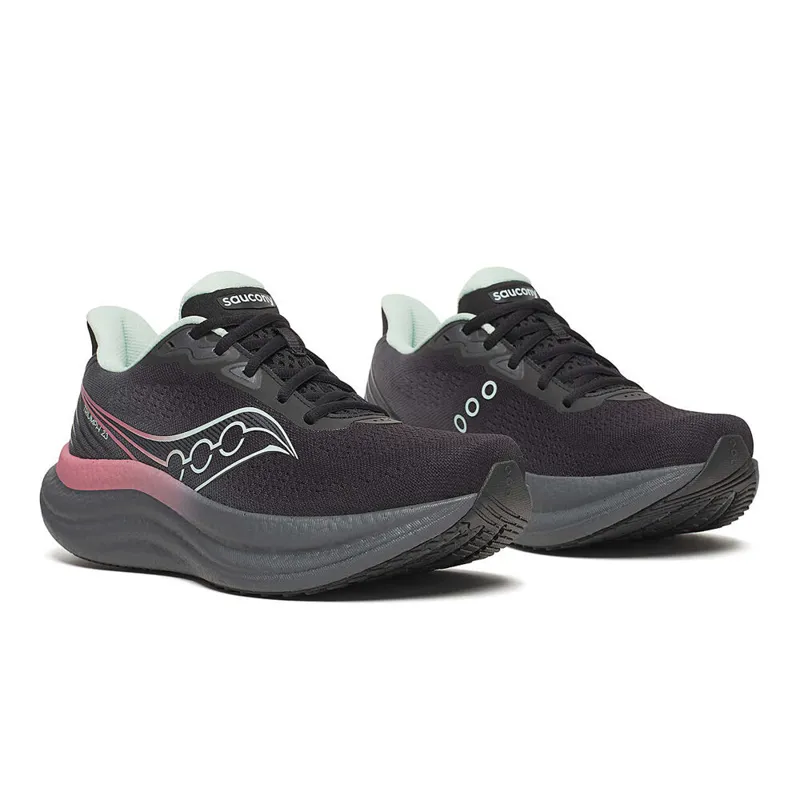 Saucony Women's Triumph 23 Running Shoes in Black/Calm -4