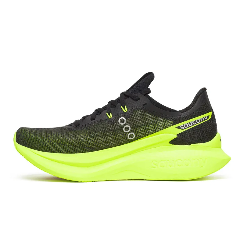 Saucony Men's Endorphin Pro 5 Performance Running Shoes Citron/Black-4