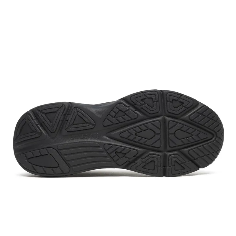 Saucony Men's Guide 19 Stability Trainers in Triple Black -3