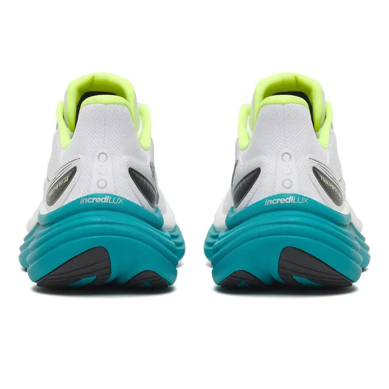 Saucony Men's Triumph 24 Running Shoes in White/Tranquil -1