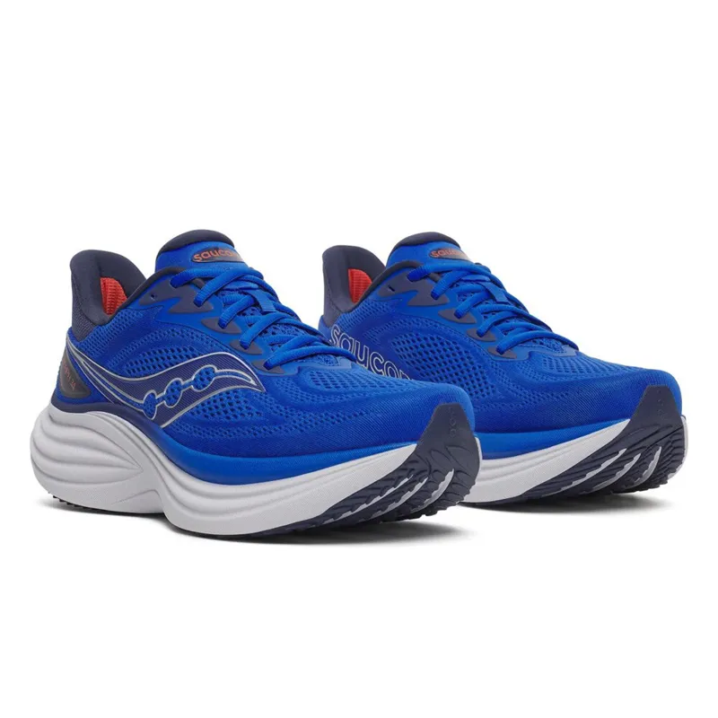 Saucony Men's Triumph 24 Running Shoes in Lapis/Silver-1
