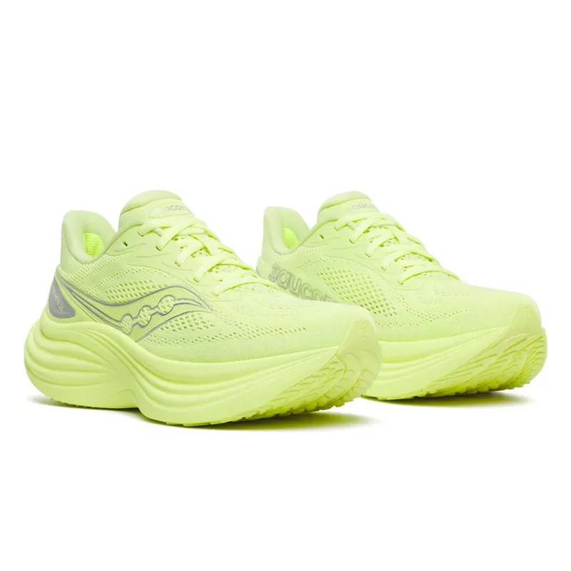 Saucony Men's Triumph 24 Running Shoes in Tart/Citron Vert-1