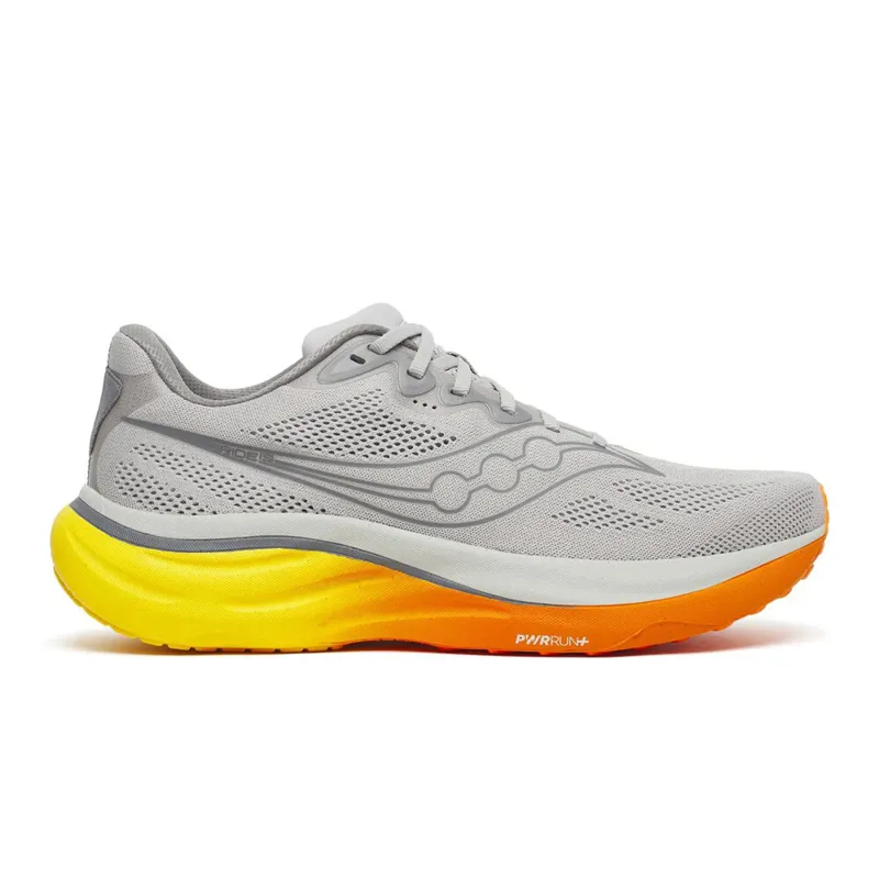 Saucony Men's Ride 19 Neutral Running Shoes in Cadet/Fuego -6