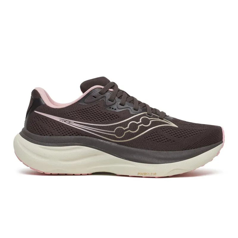 Saucony Women's Ride 19 Running Shoes in Torte/Eggshell