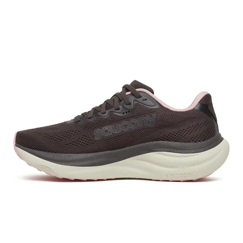 Saucony Women's Ride 19 Running Shoes in Torte/Eggshell-2