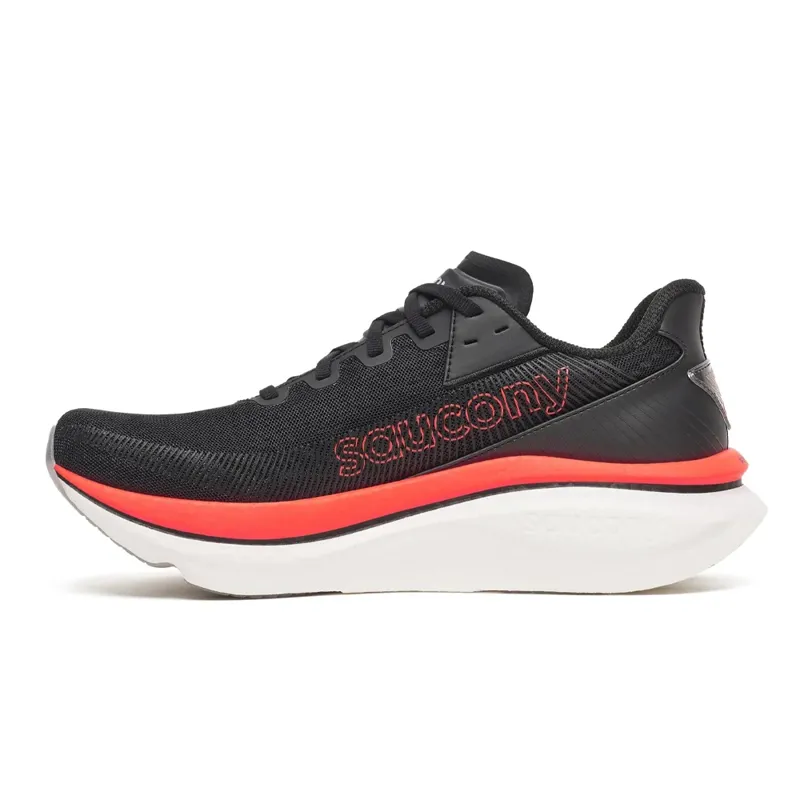 Saucony Men's Endorphin Azura Running Shoes in Black/Vizired  -4