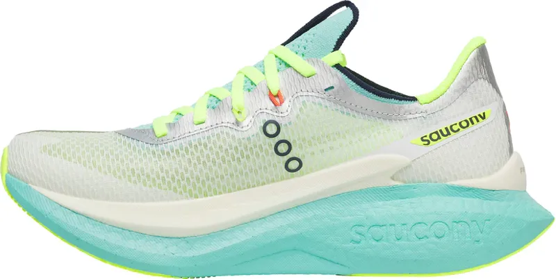 Saucony Women's Endorphin Pro 5 Speed Shoes in White Splash -2