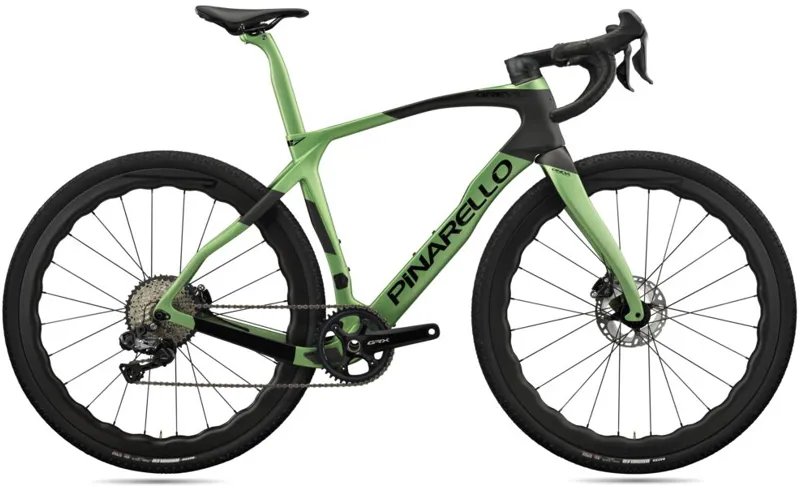 Pinarello Grevil F9 Disc GRX815 Di2 Gravel Bike in Stone Green