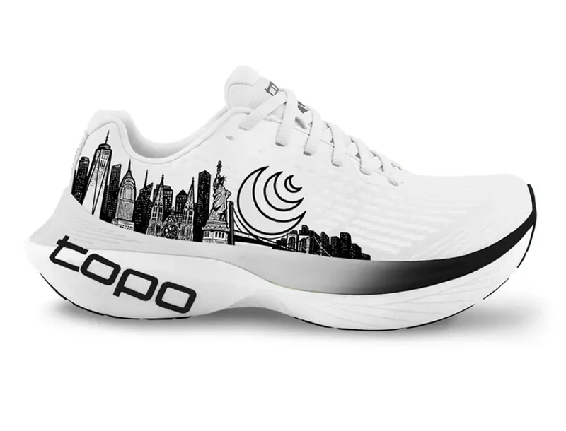 Topo Athletic Men's Ltd Ed Specter 2 Running Shoes in NYC White/Black