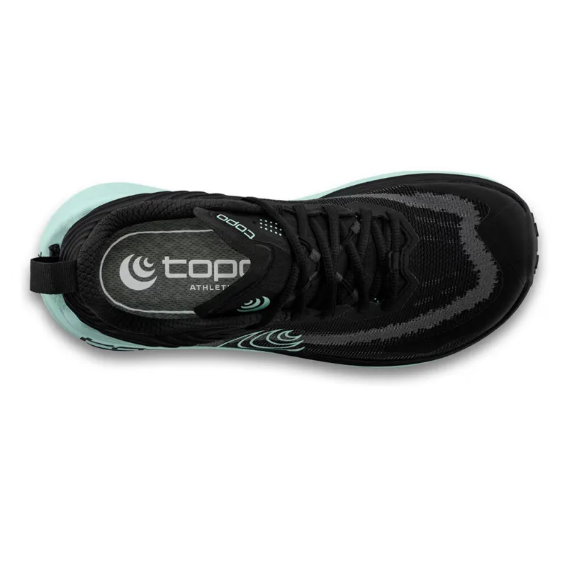 Topo Athletic Women's Vista Running Shoes in Black Mint-2