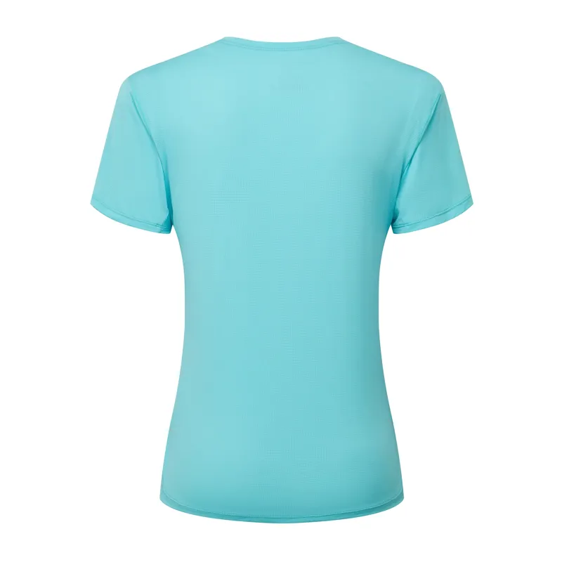 Ronhill Women's Tech Short Sleev Running Top in Larimar/Exuberance-5