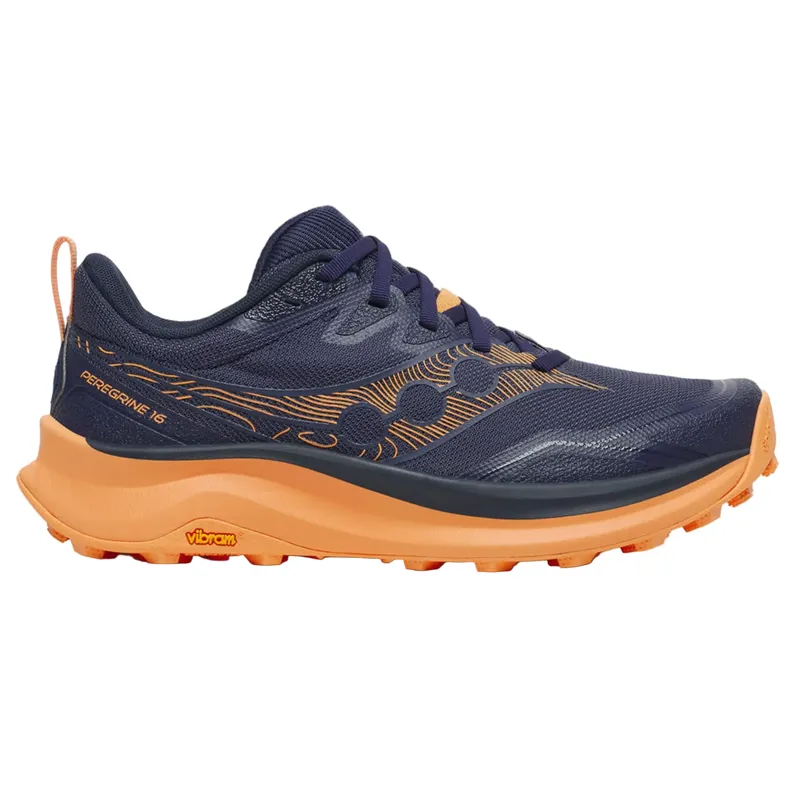 Saucony Women's Peregrine 16 Trail Running Shoes in Naval/Persian