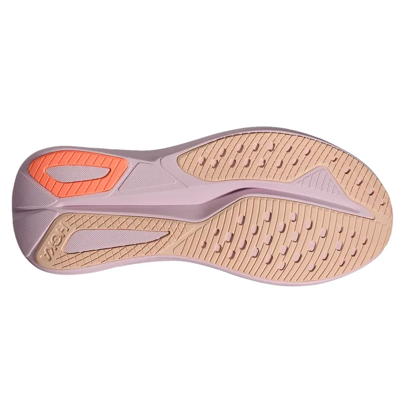Hoka Women's Mach 7 Running Shoes Lilac Cream / Tangerine Glow-7