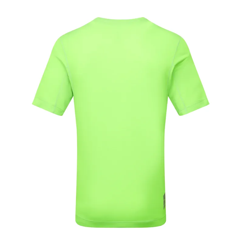 Ronhill Men's Tech Short Sleeved T-Shirt Fluo Green/Dark Cobalt-1