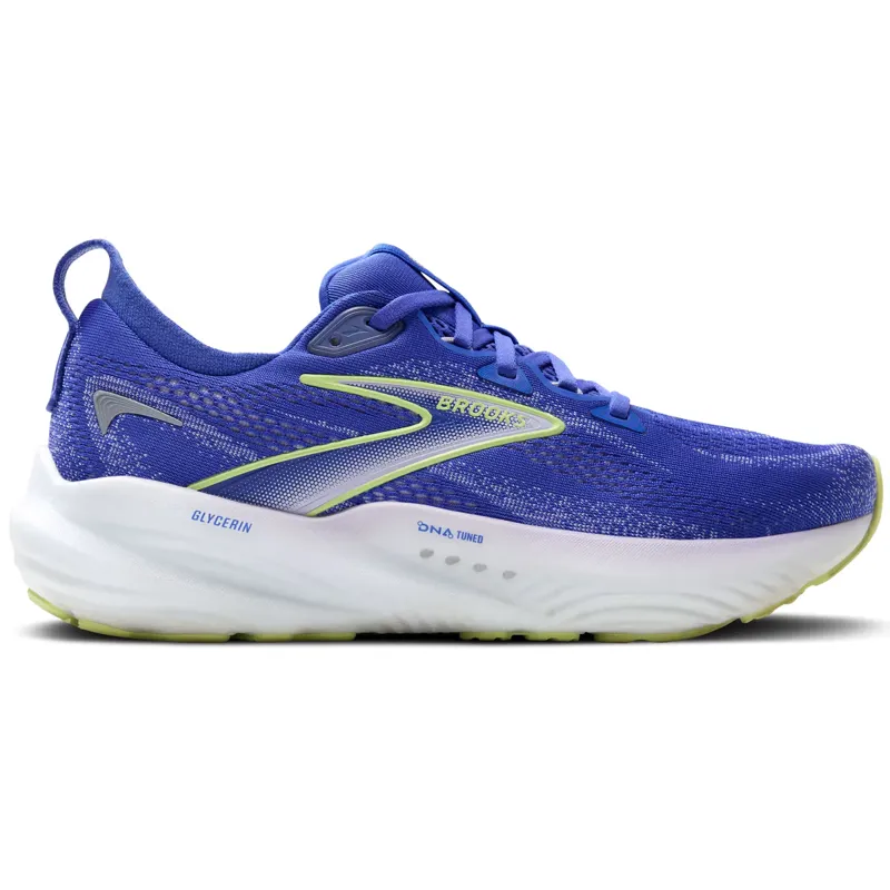 Brooks Women's Glycerin GTS 22 Running Shoes in Blue/Iris/Yellow