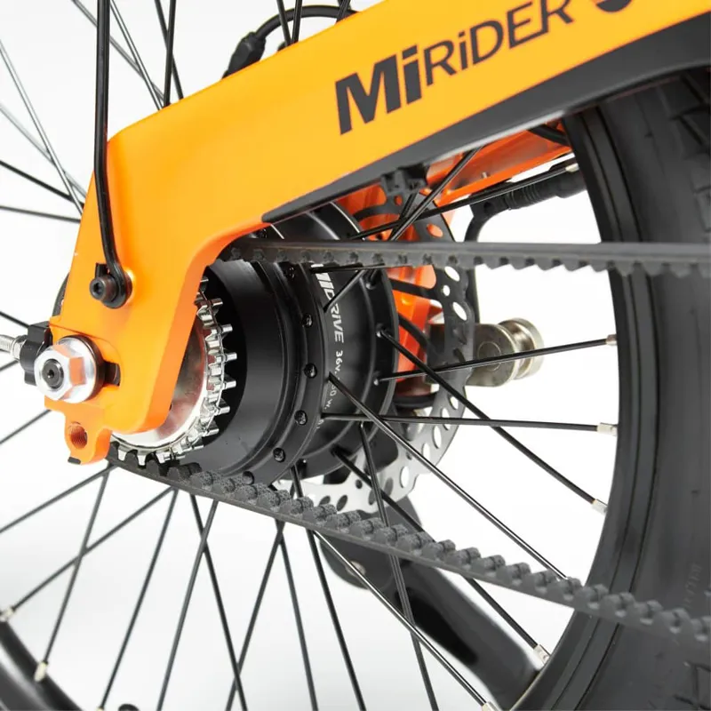 MiRiDER 16 GB3 Folding Electric Bike in Ember Orange-3