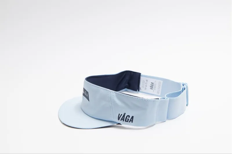 Vaga Feather Racing Visor for Runners in Pale Blue / Navy Blue-2