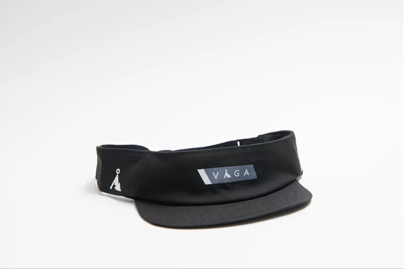 Vaga Feather Racing Visor for Runners in Black