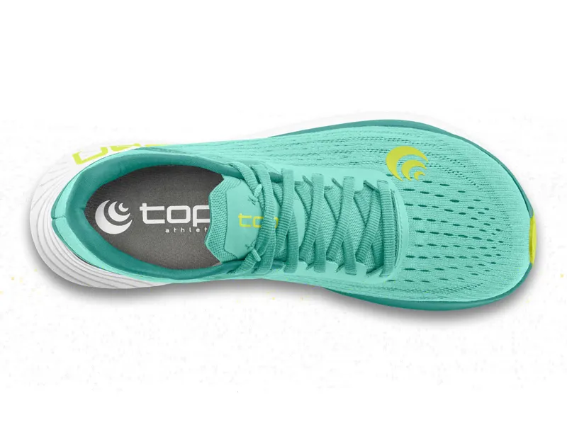 Topo Athletic Women's Specter Running Shoes in Aqua/Lime-3