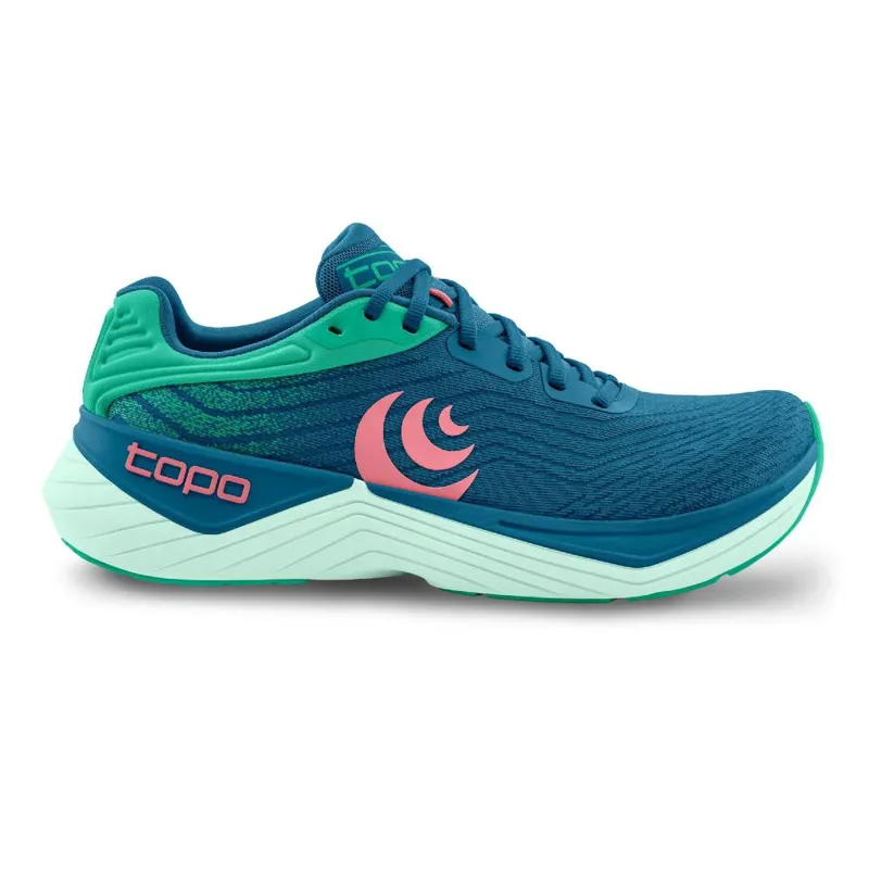 Topo Athletic Women's Ultrafly 5 Running Shoes in Blue/Aqua 