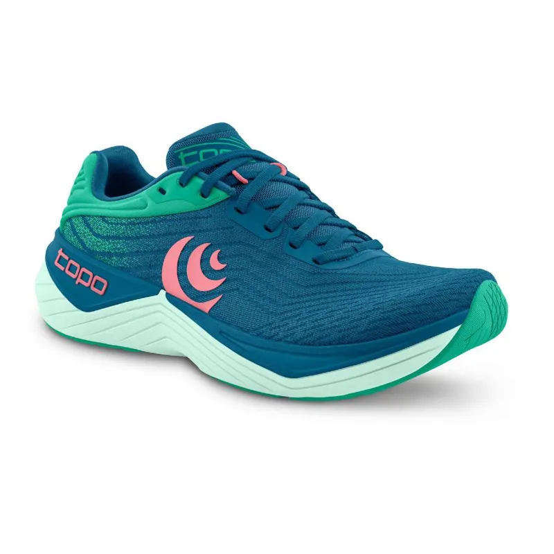 Topo Athletic Women's Ultrafly 5 Running Shoes in Blue/Aqua -3